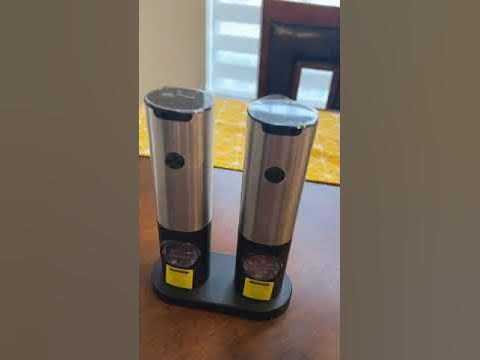  Kochnors USB Rechargeable Pepper Grinder, Gravity