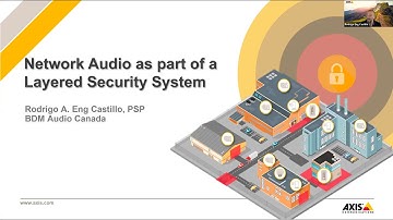 SC Webinar: Axis - Audio as part of a layered security system