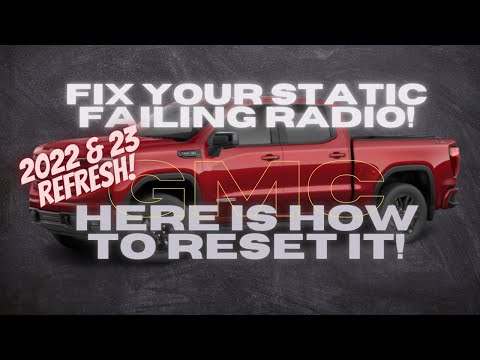 How to fix your failing Refreshed Radio 2022 & 2023 GMC or CHEVY!