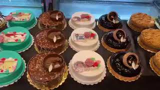 Delivered mirror glazed cakes