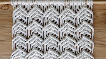 Chevron Herringbone Macrame Pattern Tutorial