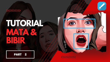 Tutorial Vector Portrait - Mata & Bibir | Infinite Design | Android