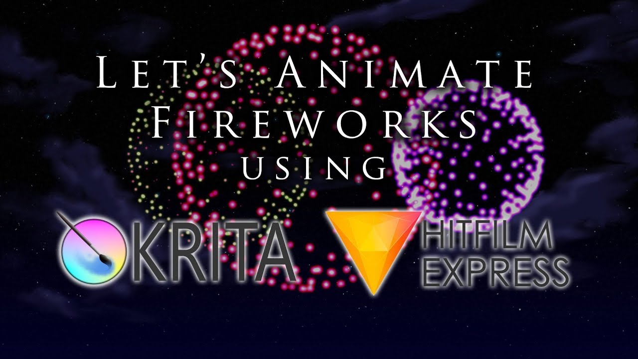 Let's Animate Special - Fireworks with Krita