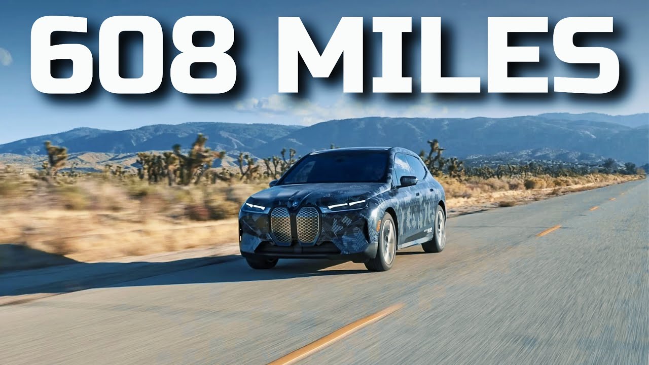 BMW iX With ONE's Gemini Battery Pack Drives 978 Km On Single Charge