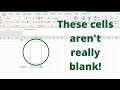 Blank cells acting weird? Here's how to fix it!