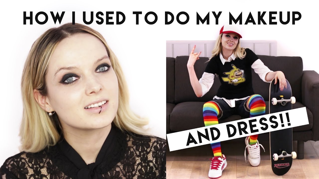 HOW I USED TO DO MY MAKEUP + DRESS! // MyPaleSkin apply makeup in order