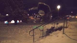 First Snowskating Session of 2013 | Night Footy