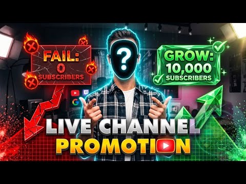 🔴 LIVE YOUTUBE CHANNEL PROMOTION 🤩 | BY.SALLU WORLD