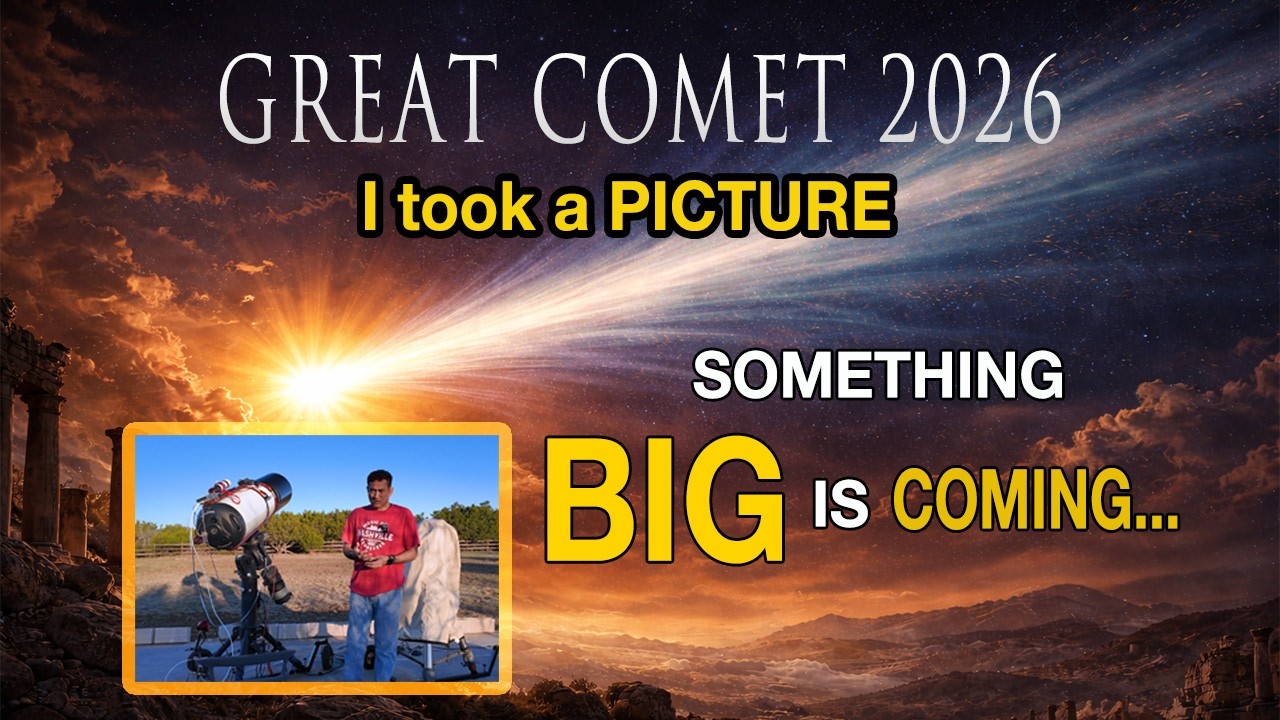 GREAT COMET 2026 – Something BIG Is Coming… I Took a PICTURE