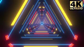 Triangular Neon Shape Pack Stock Motion Graphics