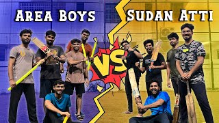 Sudan Atti vs Area Boys | Turf Cricket la aatam 🏏😂🥳