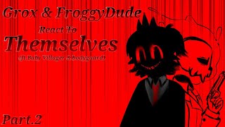 Froggydude & Grox reacts to Themselves||Ft.Baby Villager||Gacha 2||Part.2