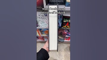 Thumbnail of Worst book I read because of BookTok 👎#booktube #booktok #book #reading #worstbook