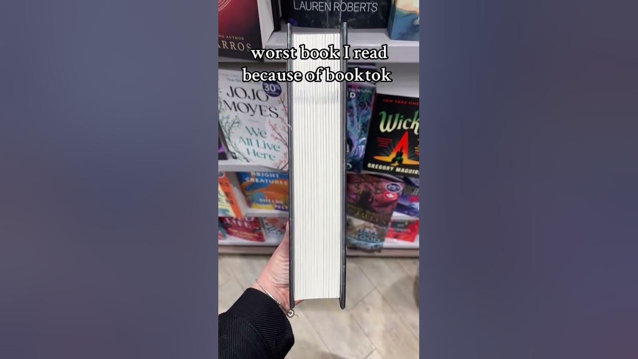 Worst book I read because of BookTok 👎#booktube #booktok #book #reading #worstbook