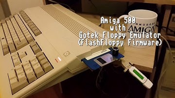 Gotek Floppy Emulator with OLED Screen, Buzzer & Rotary Button for A500