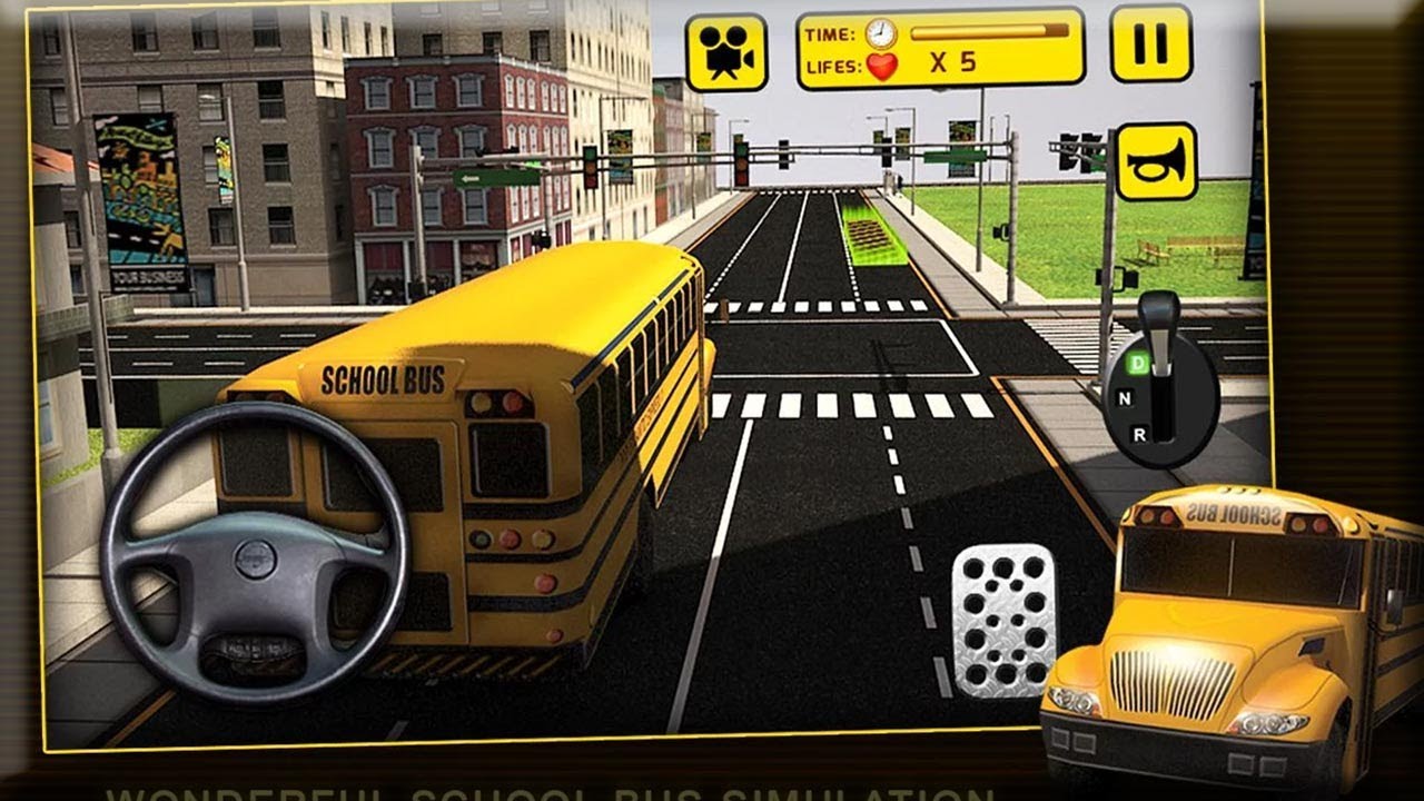 School Bus Simulator 3D Games  Android Gameplay HD  YouTube