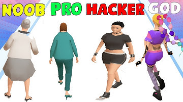 NOOB vs PRO vs HACKER vs GOD in Baddie Squad