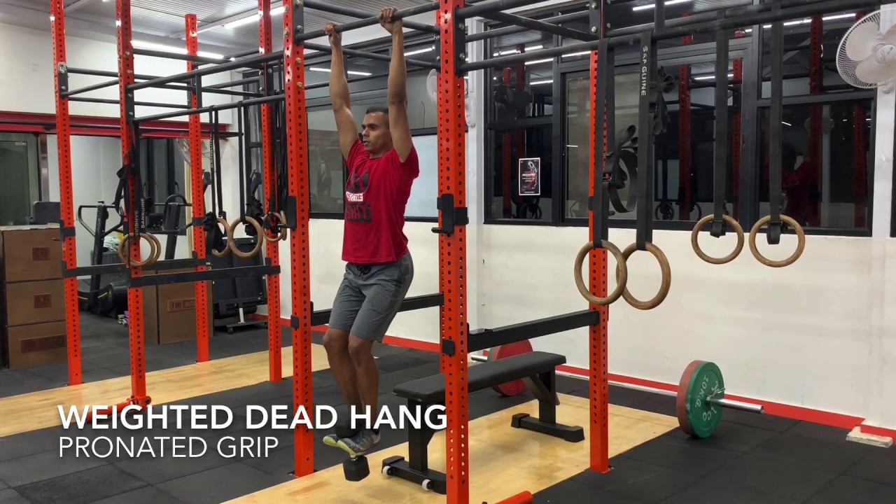 Weighted Dead Hang Pronated Grip YouTube