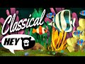 Hey Bear Sensory - Classical Aquarium - 30 Minutes - Relaxing Video with Music