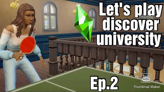 Lets play Sims 4 Discover University EP.2: too much studying ?