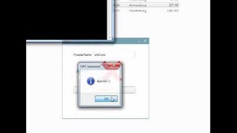#####Demonstration of an UAC bypass (secunet.cc)