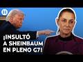 “Está muy asustada" Trump asegura que Claudia Sheinbaum tiene miedo de los cárteles