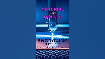 Get AMAZING Results with 50W CO2 Laser on Bolivian Rosewood