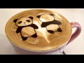 ► Chine - Un panda dans le café ! (Chengdu latte art)