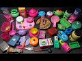 Unboxing Mini Cooking set  _ miniature full plastic kitchen Set Installation Satisfying ASMR video