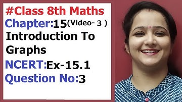 Ncert Class 8 Maths Chapter-15 Introduction To Graph  (Video-3 ) Ex-15.1 Q-3
