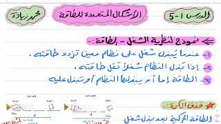 الأشكال المتعددة للطاقة فيزياء ثاني ثانوي 1444