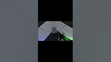 This was most certainly the intended solution - Portal Reloaded