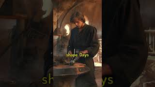 How Luke Skywalker built his green lightsaber #starwars #lightsaber #animation
