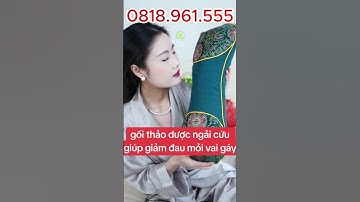 Gối ngải cứu cắm điện làm nóng, giúp thư giãn vùng cổ vai gáy, cải thiện giấc ngủ