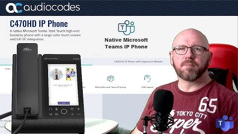 Ditch the Box Episode 12: AudioCodes C470HD Microsoft Teams Desk Phone