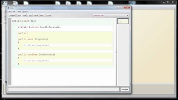 BlueJ tutorial, CoinFlip part 5 of 8