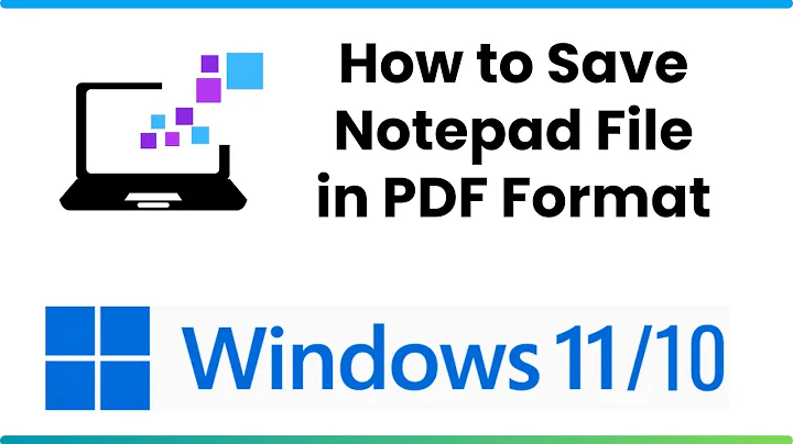 How to Save Notepad File in PDF Format in Windows 11