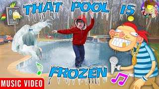 That Pool Is Frozen! 🎵 Raptain Hook (Our Frozen Pool is an ICE MONSTER! Animated Music Video)