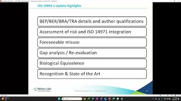 ISO 10993-1 Panel Discussion: Preparing for Updates in the New FDIS