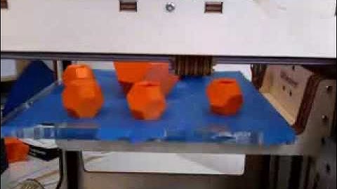 Printing Tetrakaidecahedron (time-lapse video)