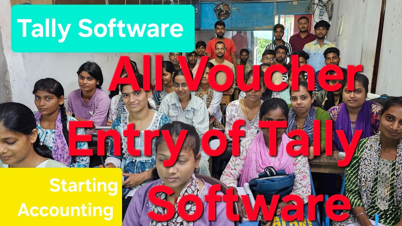 Tally Voucher Entry With Example #avicomputer1364 - YouTube