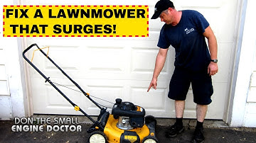 How To Fix A Surging Engine on a Lawn Mower, Generator, Pressure Washer & More
