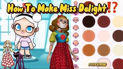 HOW TO MAKE MISS DELIGHT IN AVATAR WORLD | SMILING CRITTERS | POPPY PLAYTIME CHAPTER3