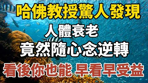 哈佛教授惊人发现，人体衰老竟然随心念逆转。看后你也能，早看早受益！#中老年心语 #养老 #幸福人生 #晚年幸福 #深夜读书 #佛#养生 - 天天要闻