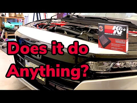 2018-2020 Honda Accord with a k&n air filter? - YouTube