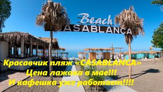 Пляж "Касабланка"2024., цены в мае Вас порадуют!  Но барабуля позже! 🌴ЛАЗАРЕВСКОЕ СЕГОДНЯ🌴СОЧИ.