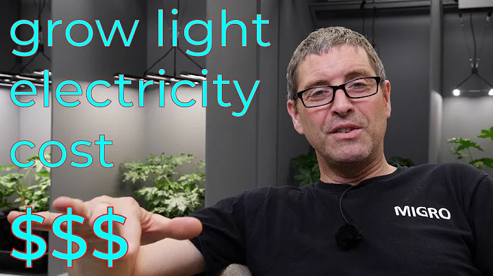 LED grow light energy and $$$ savings