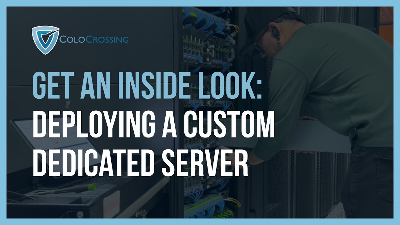 Get an inside look as we provision a custom dedicated server deployment