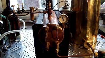 Stuart 500 boiler running 2 Stuart 10V