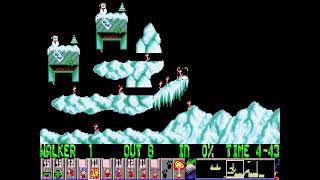 Holiday Lemmings 1994 - Frost Level 15: Plethora of Presents (1994) [MS-DOS] | 4K/60